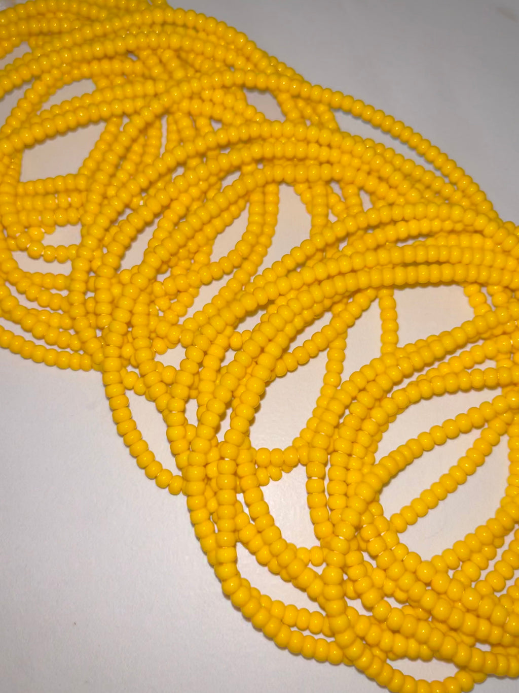 Vibrant Yellow Waist Beads