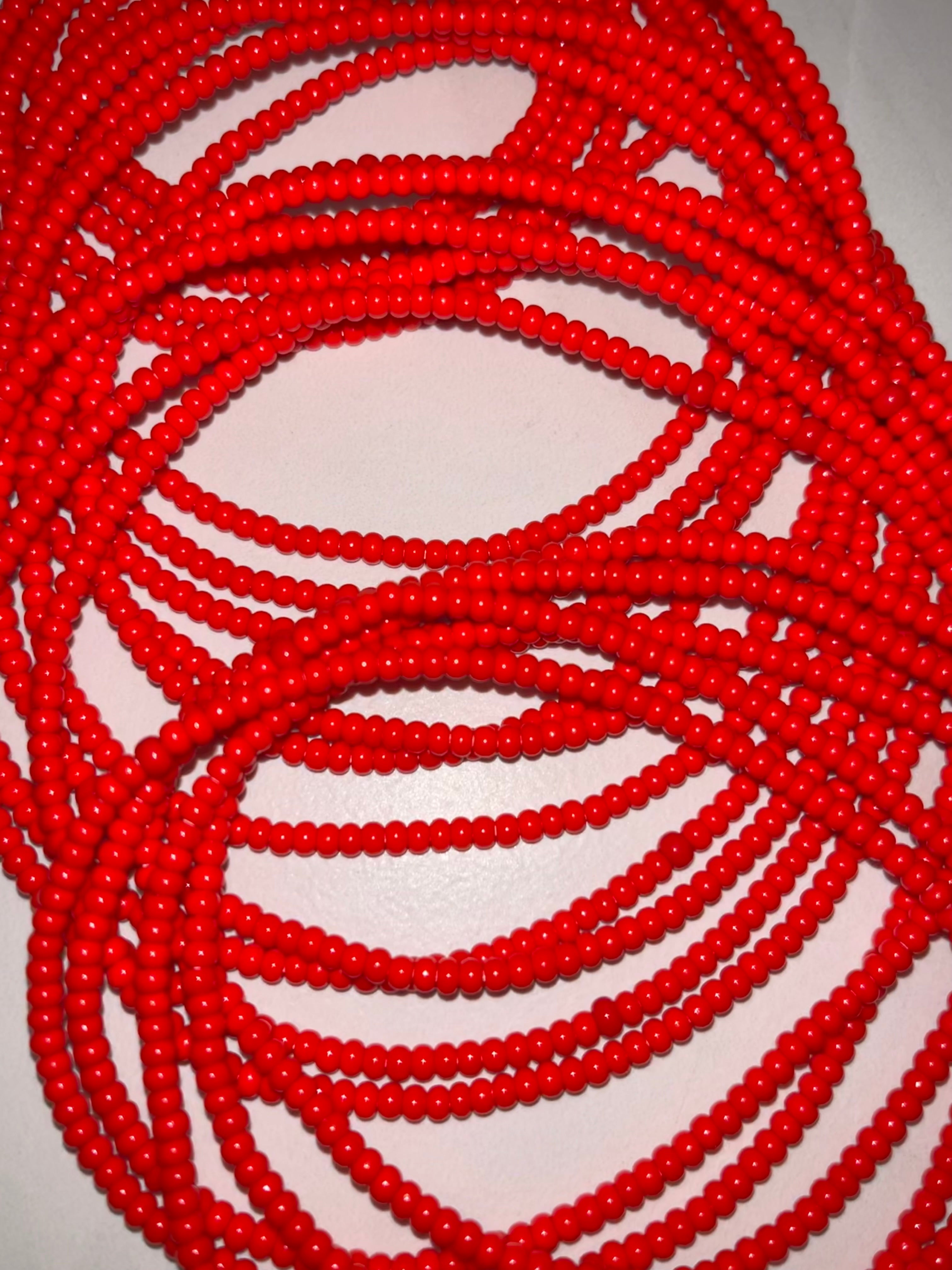 Sensual Red Waist Beads