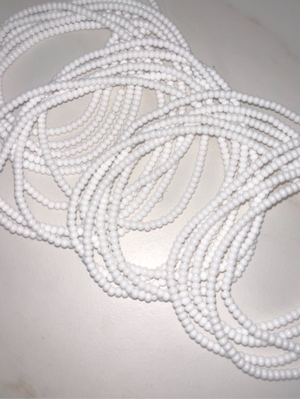 Purified White Waist Beads