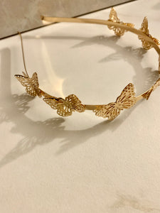 The Golden Butterfly Headband